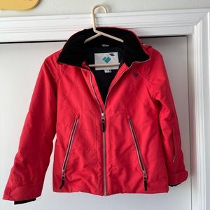 Girls Obermeyer ski jacket dark pink (reddish)